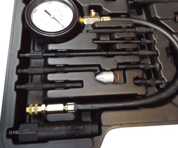 Zestaw do sprawdzania kompresji diesel tester TU15b ciśnienia miernik sprężania czarna walizka zestaw do sprawdzania kompresji 10452 1011G FT439 TU-15B zdjęcie nr 9