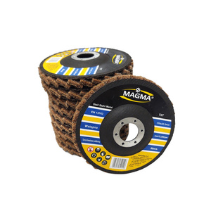 Tarcza lamelowa z włókniny 125 zielona szlifowania polerowania włóknina lamelka listkowa zdjęcie nr 8