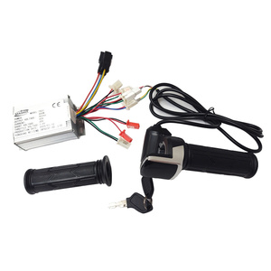 Zestaw sterownik 800W 24V szczotkowy + rączka gazu manetka ze wskaźnikiem i stacyjką 24V zdjęcie nr 2