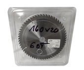 Piła tarcza tarcze do cięcia drewna 160mm 60t z widią 160x20/16 mm x 60 zębów widiowa AJM Tools 160x20x60t