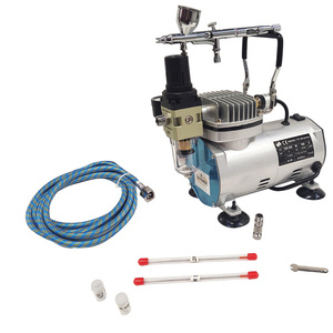 Zestaw malarski kompresor bez butli z aerografem AB180S AB-180S zdjęcie nr 3