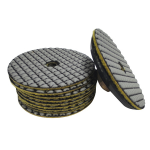 Zestaw 7 sztuk tarcza diamentowa rzepik na sucho 100mm gr 50/100/200/400/800/1500/3000 szare 3szt zestaw + dysk twardy 100mm M14 + trzpień M14 zdjęcie nr 7