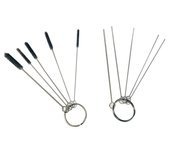 Zestaw szczoteczek i przetyczek przepychaczy do czyszczenia aerografów pistoletów lakierniczych wyciory AH-505 AH-506