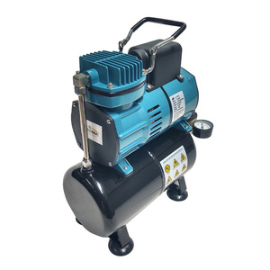 Kompresor z butlą 3,5 litra do aerografu TC-862T cichy kompresor Magma zdjęcie nr 5