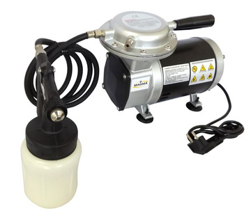 Kompresor TC-09 + pistolet lakierniczy membranowy TC-09K zdjęcie nr 9