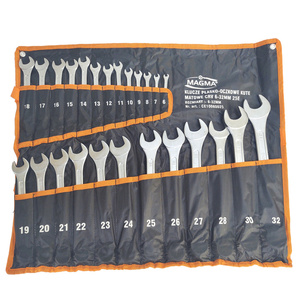 Klucze płasko-oczkowe zestaw 25 szt kluczy 6 - 32 mm 6-32mm na płachcie matowe CRV płachta kute zdjęcie nr 3