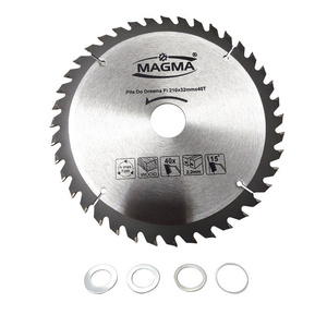 Piła tarcza tarcze do cięcia drewna 210mm 40T z widią 210x32 30/25,4/22,2/20 mm x 40 zębów widiowa Magma 210x32x40t zdjęcie nr 1