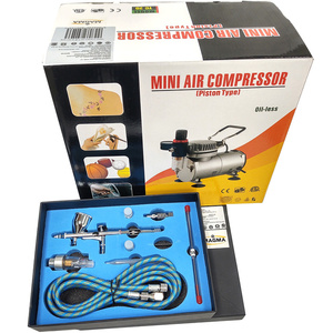 Aerograf AB-180K AB 180K AB 180K z kompresorem zestaw do malowania zdjęcie nr 6