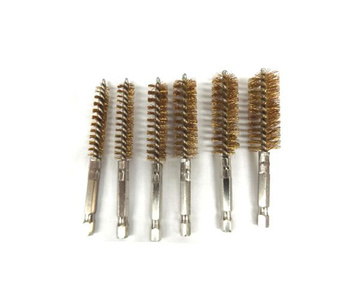 Zestaw frezów frezy do gniazd wtryskowych wtryskiwaczy 17el. + szczotki do czyszczenia gniazd wtryskiwaczy zdjęcie nr 14