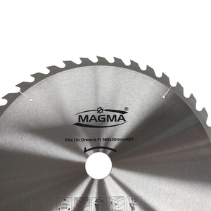 Piła tarcza tarcze do cięcia drewna 500mm 40t z widią 500x50 mm x 40 zębów widiowa Magma 500x50x40t red 32 mm 30mm 500x32 500x30 zdjęcie nr 4
