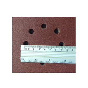 Krążki ścierne 225mm papier na rzep gr. 40 z otworami 100 szt ścierny krążek samoprzylepne zdjęcie nr 4