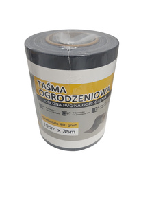 Taśma ogrodzeniowa antracyt 19x35 osłona na plot ogrodzenie panelowe grafit zdjęcie nr 9