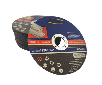 Tarcza do cięcia stali metalu 125x1,6 tarcze 125mm AJM TOOLS zdjęcie nr 5
