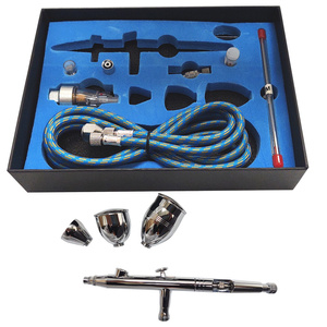 Aerograf AB-183K AB183K AB 183K bez logo + komprespr TC-20C zestaw pneumatyczny lakierniczy zdjęcie nr 4