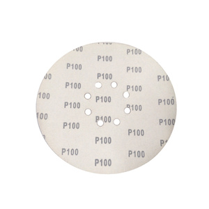 Krążki ścierne 225mm papier na rzep gr. 100 z otworami 10 szt ścierny krążek samoprzylepne zdjęcie nr 6