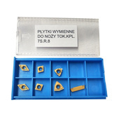 Płytki wymienne do noży tokarskich 8mm kpl.7s zestaw płytek