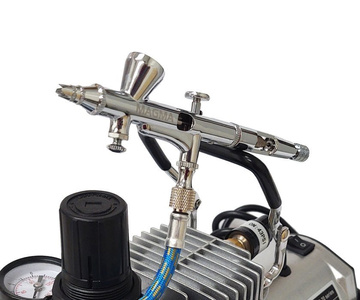 Kompresor do aerografów TC20C + aerograf TG208 TG-208 zdjęcie nr 5