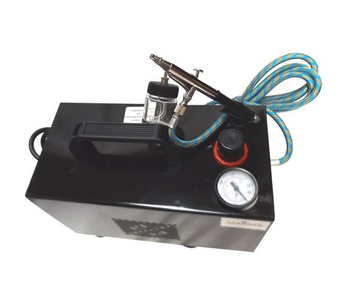 Aerograf z kompresorem TC-80SE+TG134K sprężarka TG-134K zdjęcie nr 4