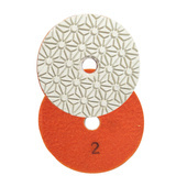 Tarcza diamentowa rzepik na mokro 100 mm #2 kwiatek szlifowania gres gresu kamień granit poler polerowania polerska dysk polerski