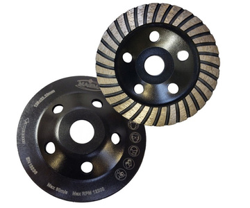 Tarcza diamentowa garnkowa turbo 125x22 PREMIUM MPTR125 5mm głowica do szlifowania betonu zdjęcie nr 6