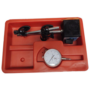 Czujnik zegarowy 0-10mm 107-601-105 + statyw magnetyczny 60kg 106-102-101 Przyrząd do pomiaru tarcz hamulcowych zestaw do sprawdzania bicia zdjęcie nr 2