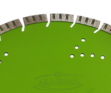 Tarcza diamentowa segmentowa turbo do cięcia betonu 350x25,4mm MHT351 Magma 15mm diament 350 mm MHT 350x25,4 350 x 25,4 350x25,4mm zdjęcie nr 4