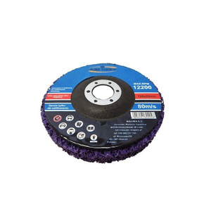 Tarcza tarcze do szlifowania metalu stali z włókniną fioletowa 125 dysk krążek do usuwania rdzy farby włosy murzyna BRICK METAL WOOD zdjęcie nr 9