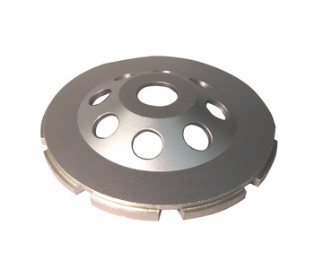 Tarcza diamentowa garnkowa 125x22,2 segmentowa PROFI SCWD125P srebrna Magma podwójny segment zdjęcie nr 5