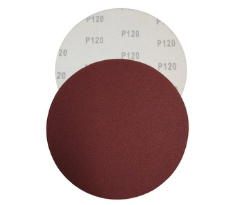 Krążki ścierne 180 mm papier na rzep gr. 120 10 szt ścierny krążek samoprzylepne zdjęcie nr 2