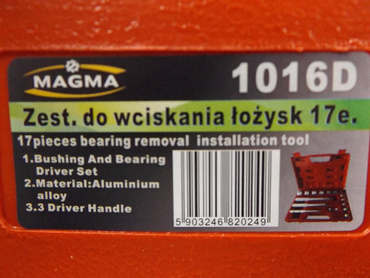 Zestaw ściągacz do łożysk wyciskania osiowego 17el LT-A1293 1016D zdjęcie nr 7
