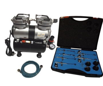 Zestaw 6 aerografów TG612 + kompresor z butlą 30T TG-612 zdjęcie nr 3