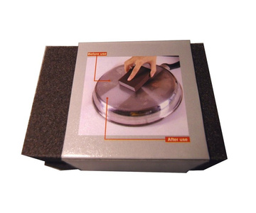 Gąbka szlifierska do metalu i drewna kostka ścierna płaska gąbka klocek gradacja 60 100x70x25 P60 Magma zdjęcie nr 3