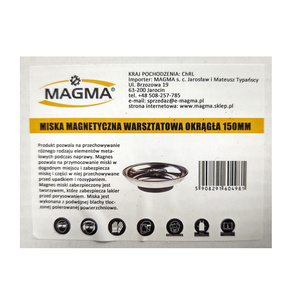 Miska magnetyczna miseczka okrągła 150mm warsztatowa magnetic tray YF-150 zdjęcie nr 2