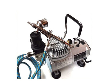 Aerograf AB 203 z dyszą 0,2; 0,3 mini kompresor AB-203 zdjęcie nr 2