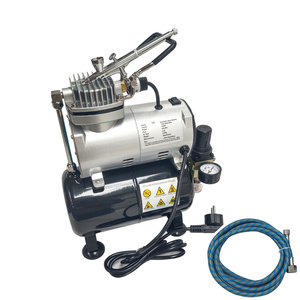 Zestaw do aerografii mini kompresor TC-20T aerograf AB-136 zdjęcie nr 9