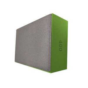 Diamentowa kostka do szlifowania gresu kamienia gąbka 90x55 gradacja 400 polerska poler gres kamień g400 zdjęcie nr 2