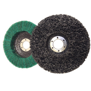Zestaw ściernic tarcz tarcze do szlifowania metalu stali z włókniną czarna tarcza do satyniarek 125 gr 120 miękki 125 dysk krążek do usuwania rdzy farby włosy murzyna BRICK METAL WOOD zdjęcie nr 2