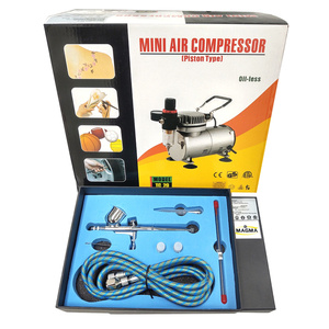 Aerograf 130K AB130K AB-130K kompresor mini zestaw do aerografii zdjęcie nr 18