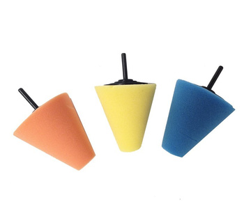 Stożek polerski gąbka polerska do felg 3 rodzaje FT0506 zdjęcie nr 2