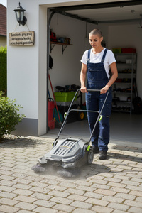 Zamiatarka ręczna do liści kostki tarasu garażu duży zestaw XL szczotki x 3 030262NB zdjęcie nr 23