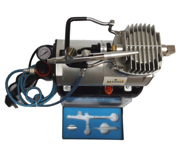 Zestaw do aerografii kompresor z butlą TC-20T + aerograf AB-207 zdjęcie nr 4