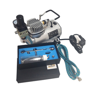 Kompresor do aerografów TC20C + AB182P + wężyk 1/4-1/8 1,8m Aerograf AB-182P Airbrush DOUBLE ACTION Airbrush AB182P AB182 AB 182P zdjęcie nr 3