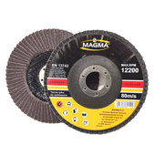 Tarcza tarcze do metalu szlifowania lamelka listkowa 125mm gr80 P80 Magma Tarcza lamelkowa Elektrokorund płytkowa płytkowe