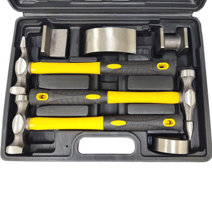 Młotki blacharskie kowadełka zestaw blacharski 7el młotek młotków kowadło 1007F 7PCS Professional Sheet Metal Hammer Set zestaw blacharski 02640   zdjęcie nr 17