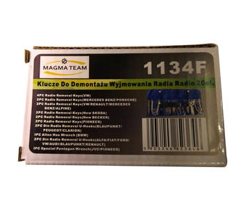 Klucze do demontażu wyjmowania radia radio nawigacja 20el. LT-A1728 wyjmaki 1134F zdjęcie nr 8