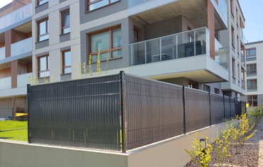 Listwy ogrodzeniowe pionowe wąskie 122x250cm RD05 Antracyt komplet zdjęcie nr 5