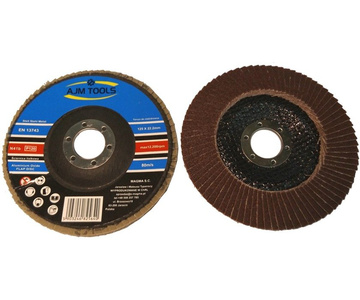 Tarcza tarcze lamelka listkowa 125mm 120 do metalu AJM TOOLS 80 listków zdjęcie nr 2