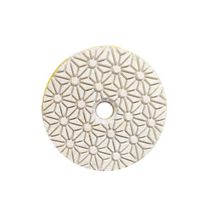 Tarcza diamentowa rzepik na mokro 100 mm #1 kwiatek szlifowania gres gresu kamień granit poler polerowania polerska dysk polerski zdjęcie nr 4