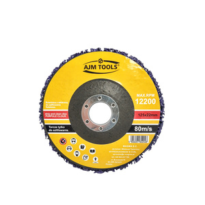 Tarcza tarcze do szlifowania metalu stali z włókniną fioletowa 125 dysk krążek do usuwania rdzy farby włosy murzyna BRICK METAL WOOD zdjęcie nr 7