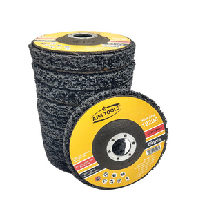 Zestaw 10 tarcz tarcze do szlifowania metalu stali z włókniną czarna 125 dysk krążek do usuwania rdzy farby włosy murzyna BRICK METAL WOOD zdjęcie nr 1